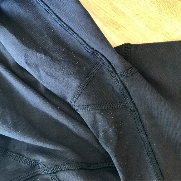 LULULEMON Leggings High Times Special Edition Metta Mesh Panels Black 7/8 Length - Picture 14 of 15